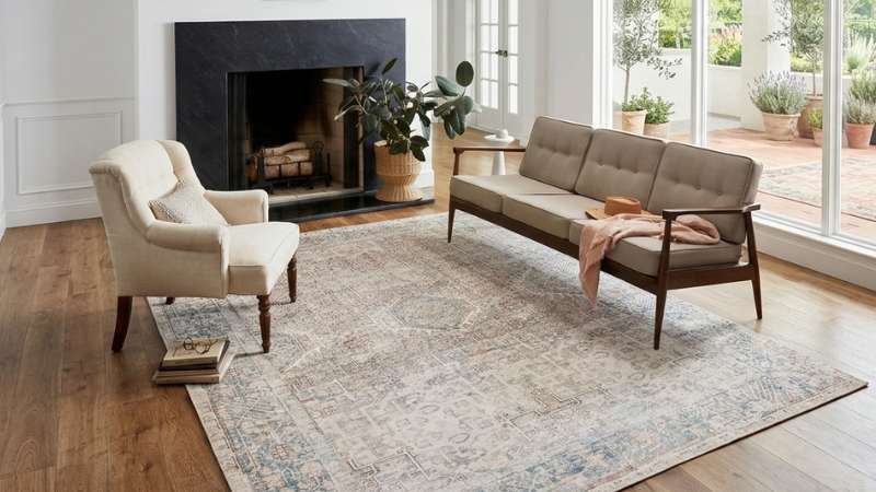 Loloi Chris Loves Julia Jules Collection natural ocean designer collab area rug